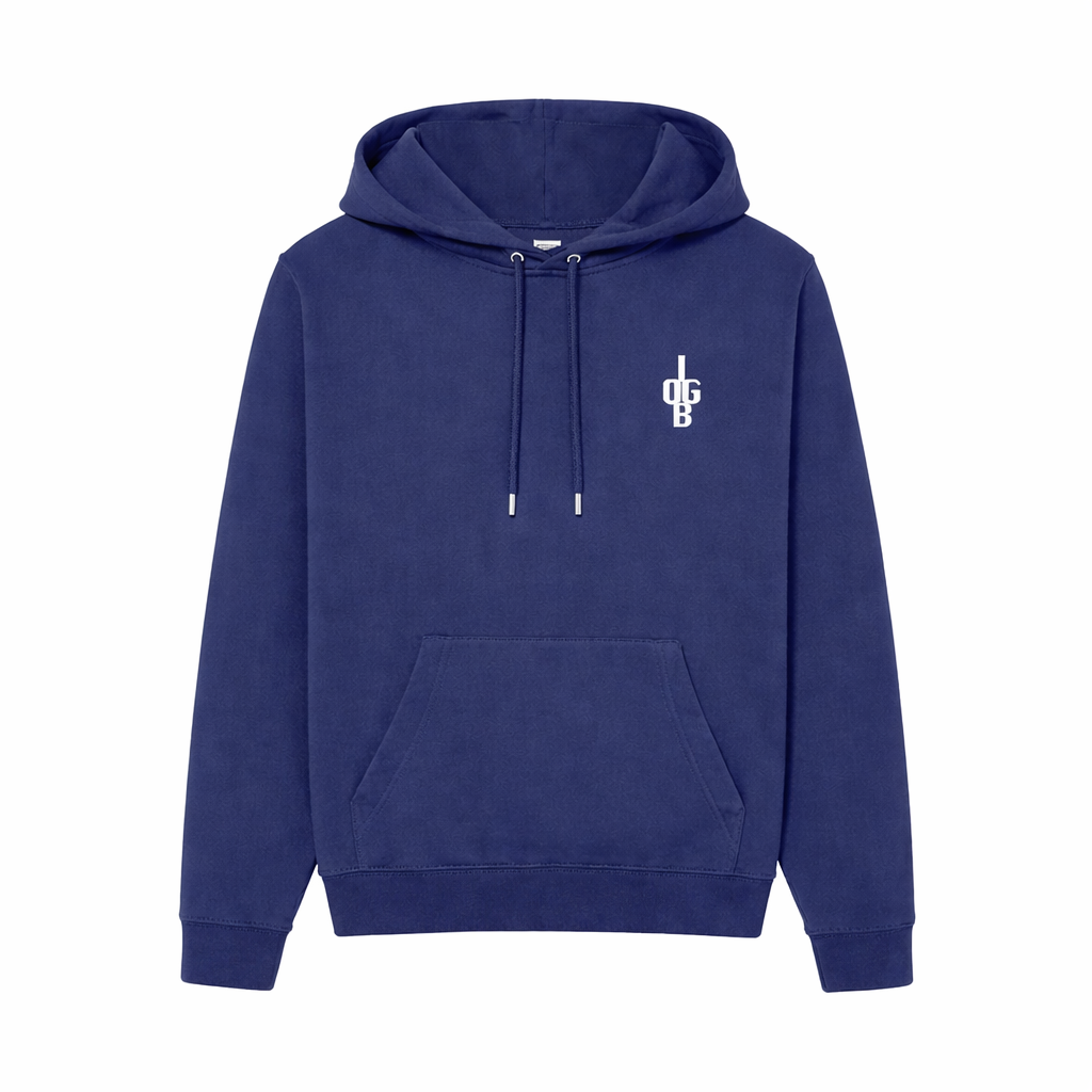 IOGB ESSENTIAL HOODIE - NAVY BLUE