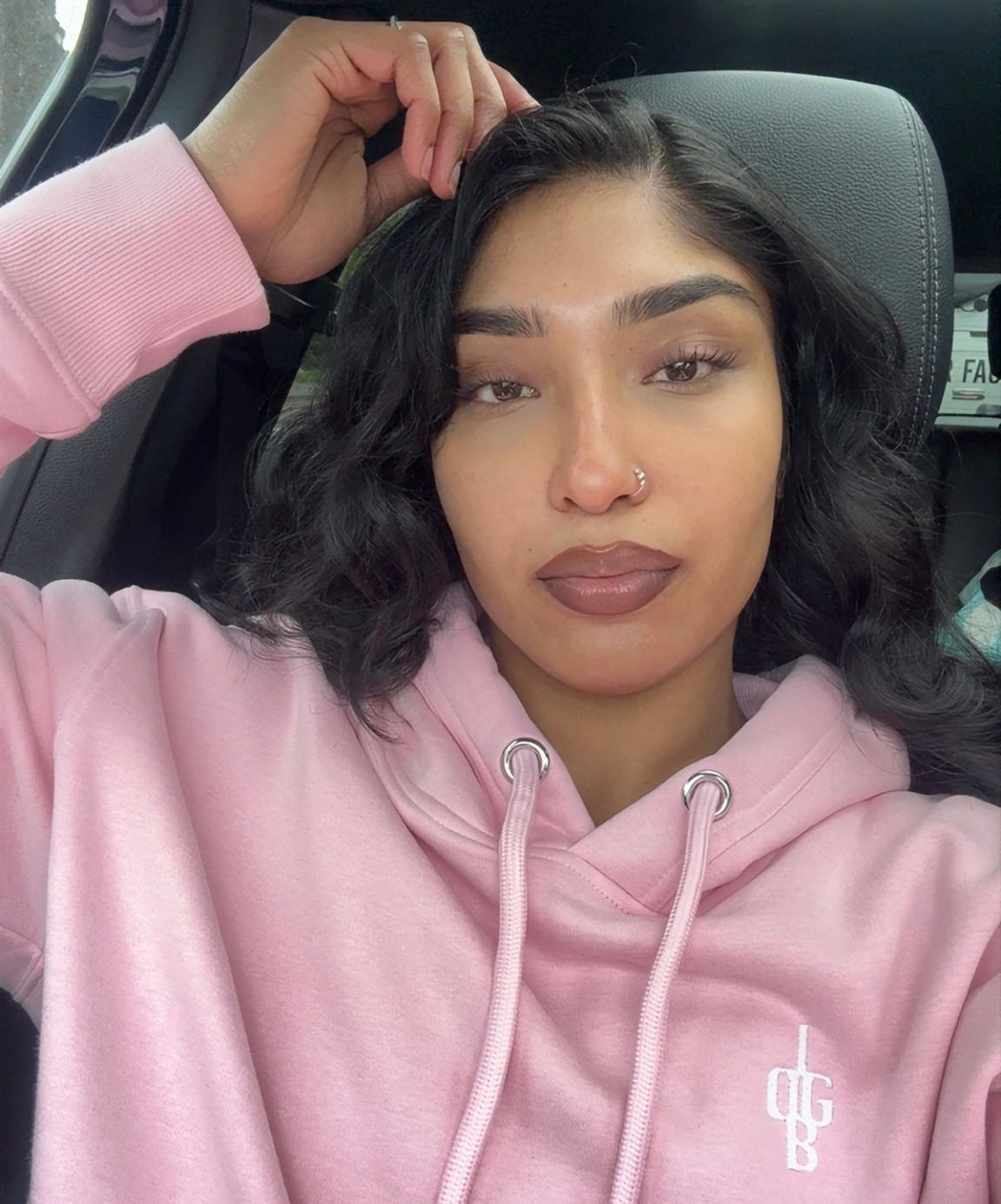 ‘IOGB’ Essentials Hoodie Candy Pink