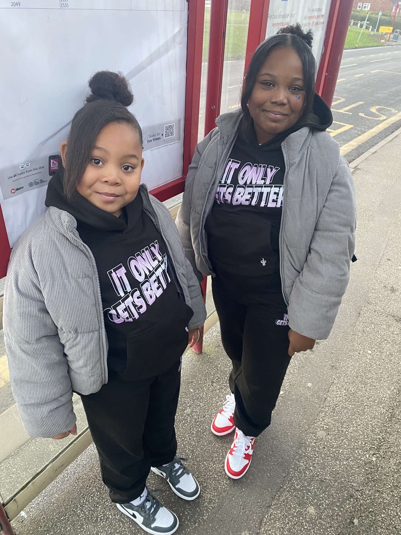 'IOGB' Gradient Kids Joggers