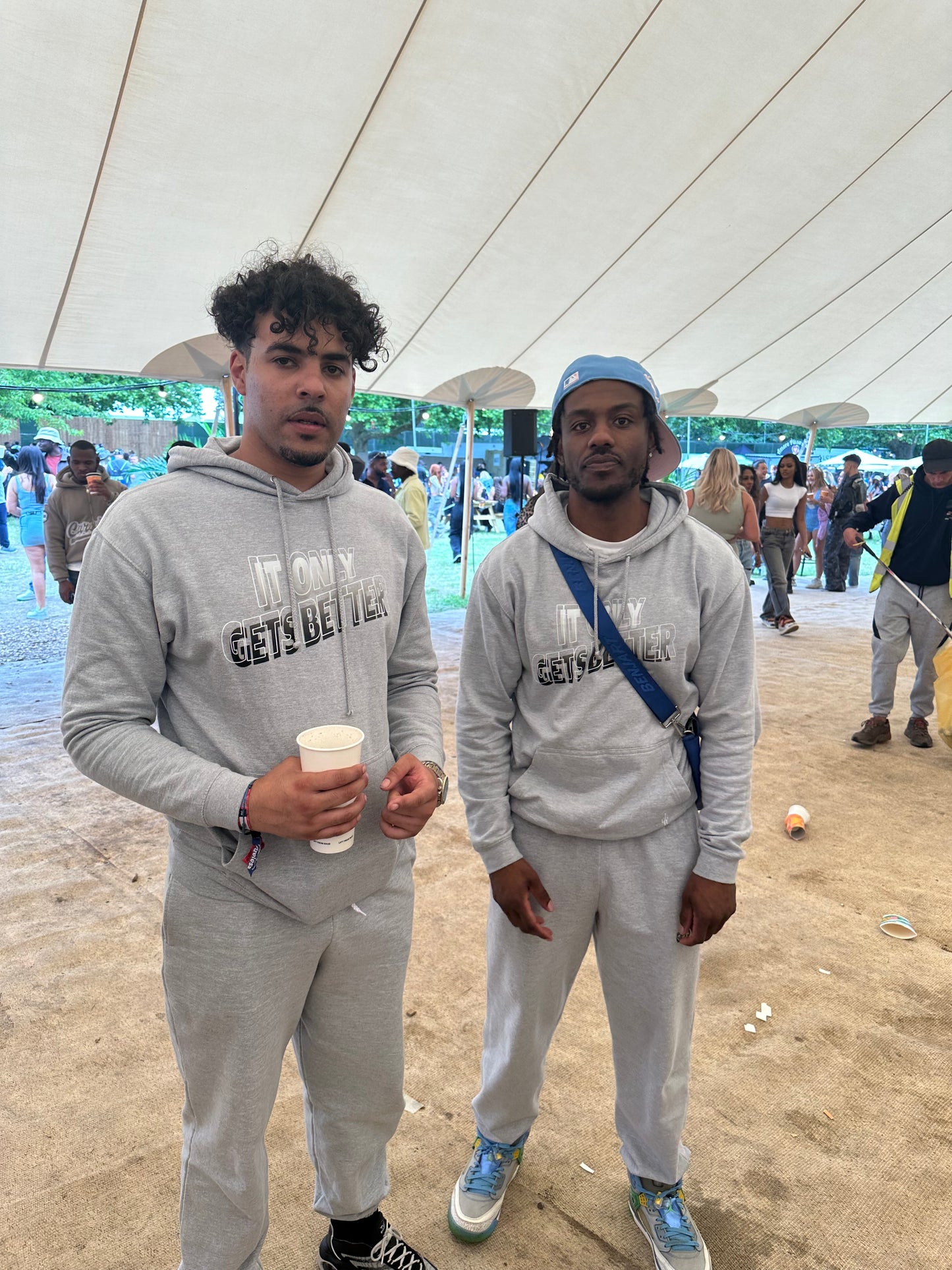 'It Only Gets Better' Gradient Hoodie