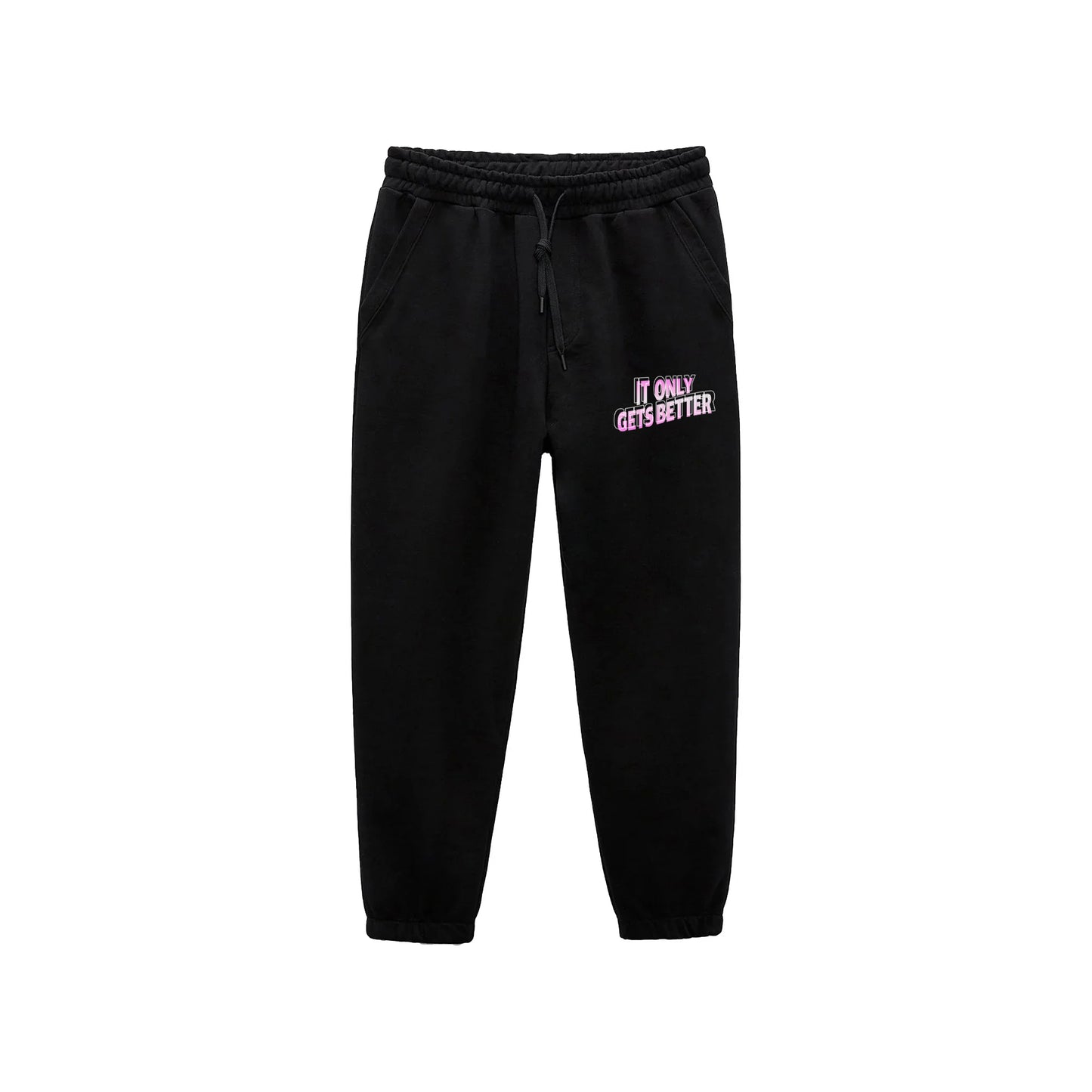 'IOGB' Pink Gradient Womens Joggers