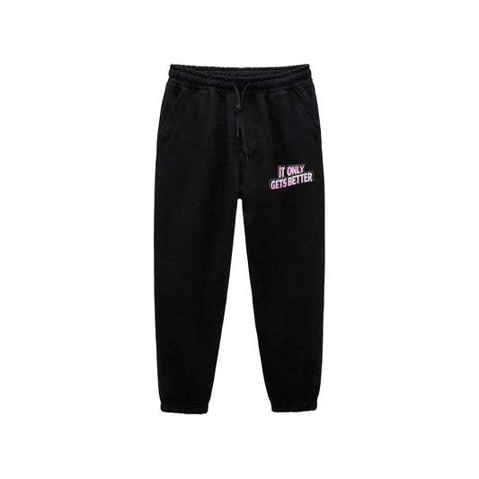 'IOGB' Pink Gradient Womens Joggers