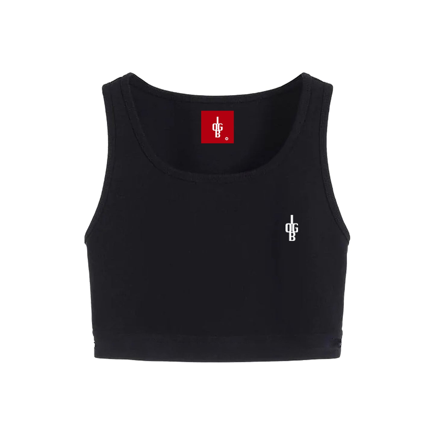 'IOGB' Sleeveless Crop