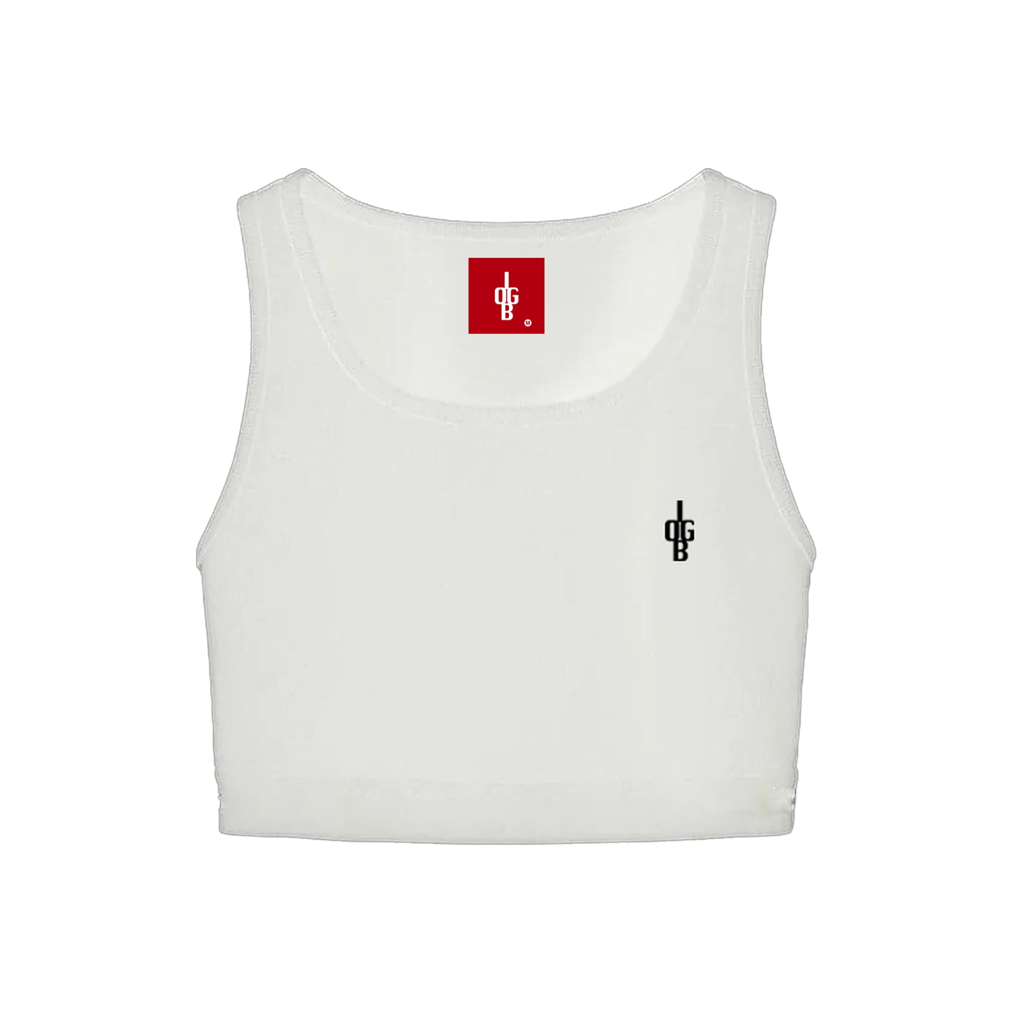'IOGB' Sleeveless Crop