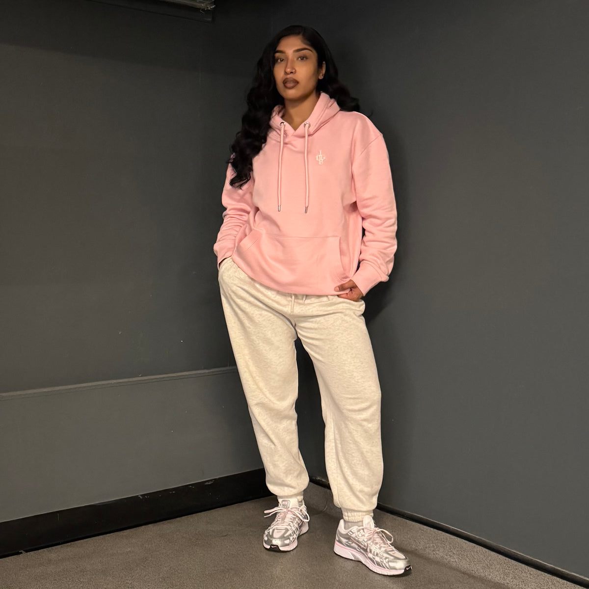 ‘IOGB’ Essentials Hoodie Candy Pink