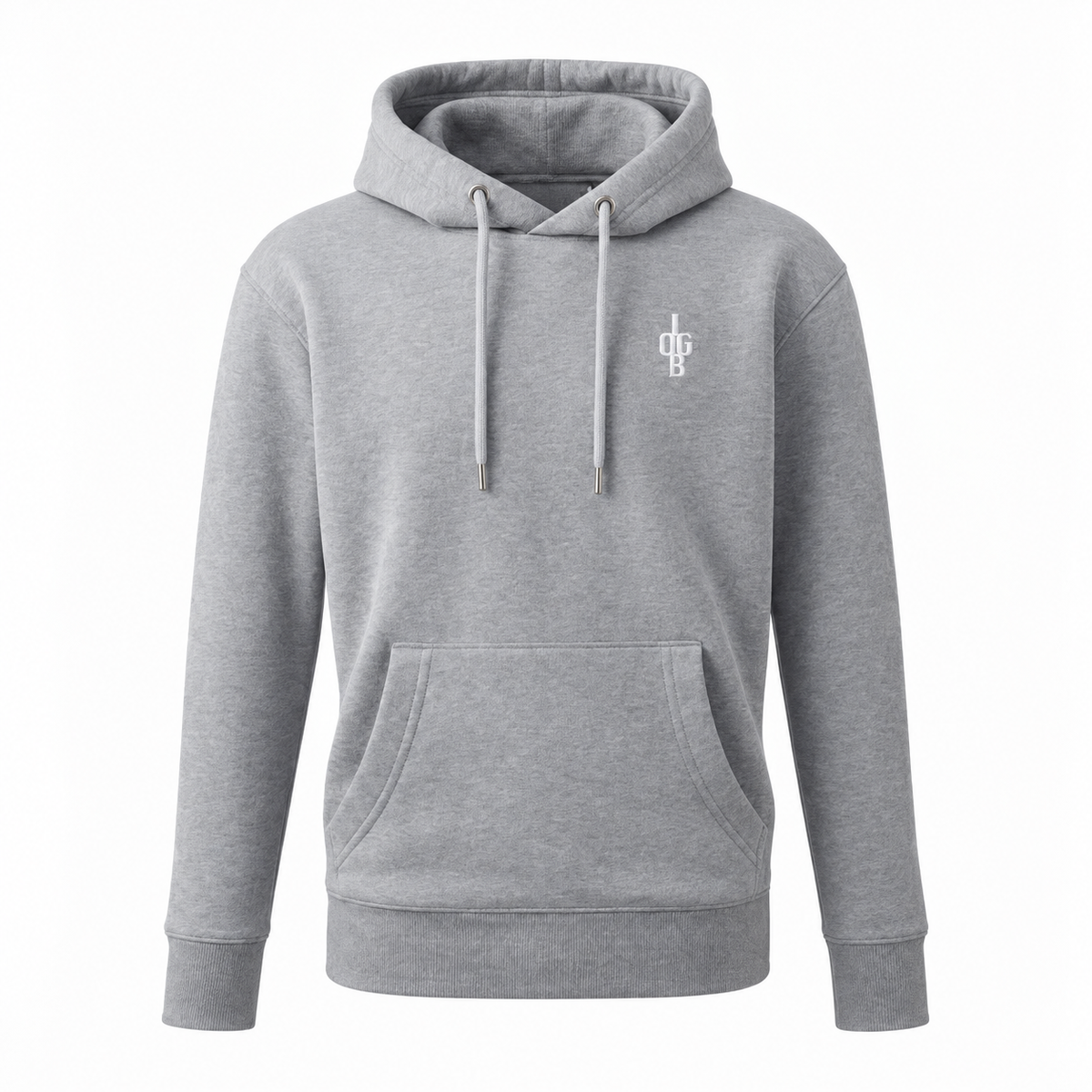‘IOGB’ ESSENTIALS HOODIE - LIGHT GREY