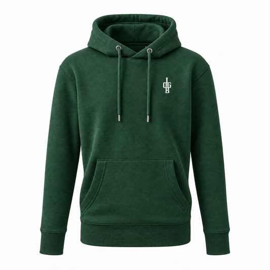 ‘IOGB’ ESSENTIALS HOODIE - FOREST GREEN