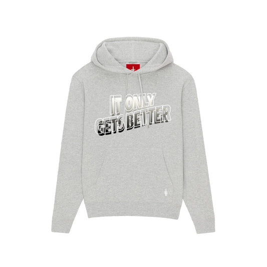 'It Only Gets Better' Gradient Hoodie